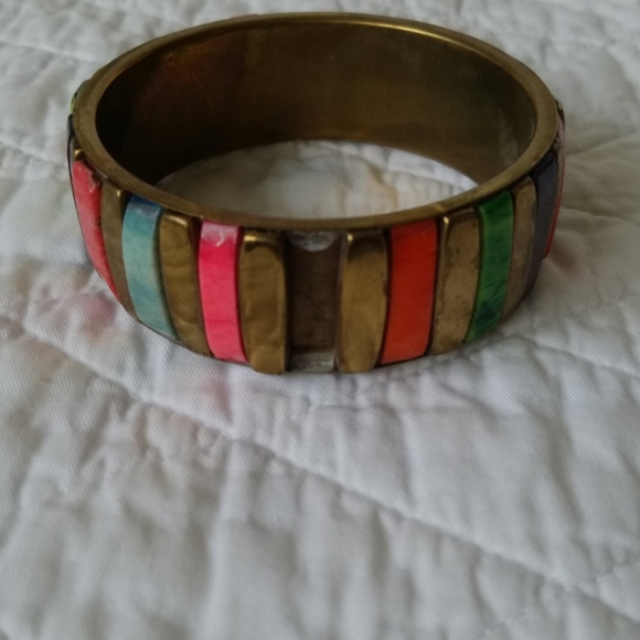 Multicolor Bangle Bracelet - Picture 2 of 3